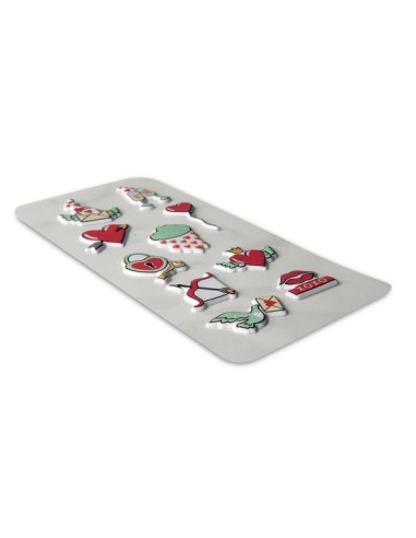 3D STICKERS TEEN HEARTS