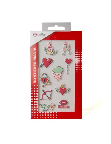 3D STICKERS TEEN HEARTS