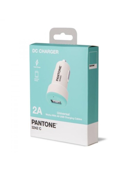 PANTONE CAR CHARGER 10W CYAN