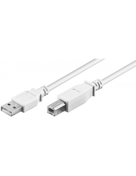 Cavo USB 2.0 A maschio/B maschio 1m Bianco