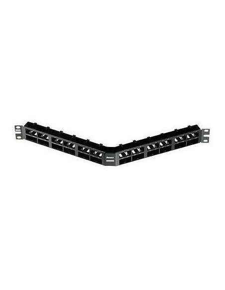 PANN.1U ANGOL.PER 48 RJ45S NERO