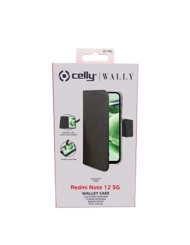 WALLY CASE REDMI NOTE 12 5G BLACK