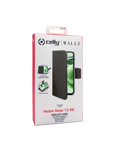 WALLY CASE REDMI NOTE 12 5G BLACK