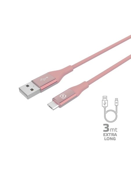 USB-A TO MICROUSB 12W CABLE 3MT PK