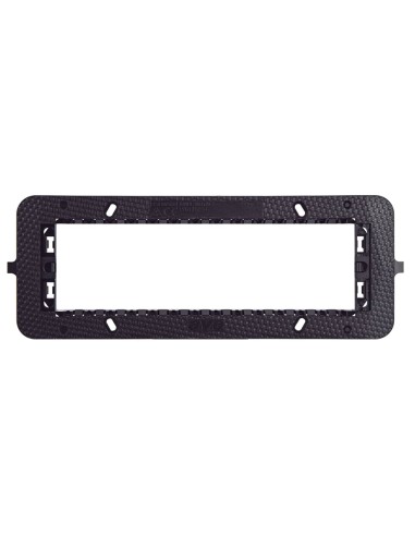 Supporto Smart44 con Viti per Scatole Rettangolari 7 Moduli