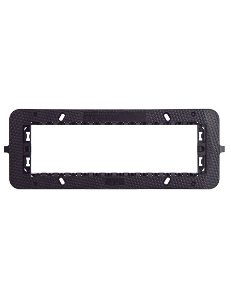 Supporto Smart44 con Viti per Scatole Rettangolari 7 Moduli