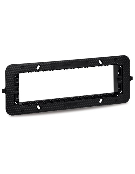 Supporto Smart44 con Viti per Scatole Rettangolari 7 Moduli