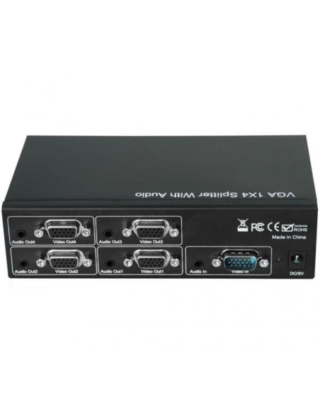 Splitter Video VGA 1x4 con audio