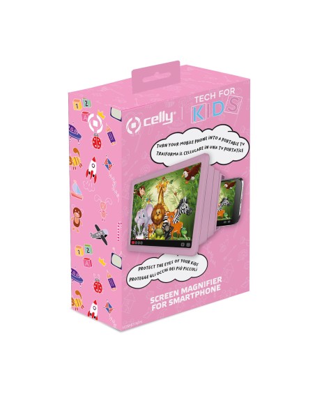 SCREEN MAGNIFIER KIDS PINK