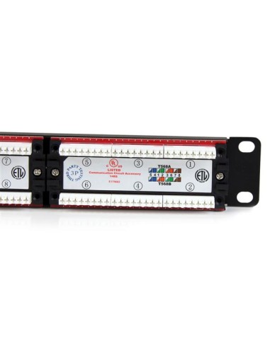 PATCH PANEL CAT6 -24 PORTE 1U