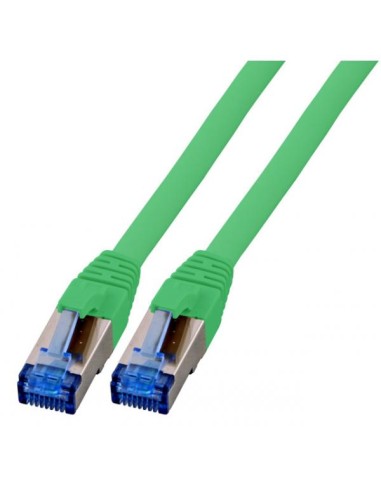 Cavo di Rete Patch in Rame Cat.6A S/FTP TPE Cat.7 Ultraflex Verde 0,5m