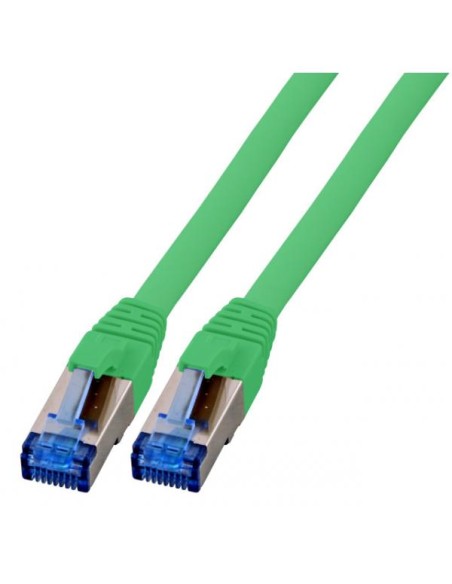 Cavo di Rete Patch in Rame Cat.6A S/FTP TPE Cat.7 Ultraflex Verde 0,5m
