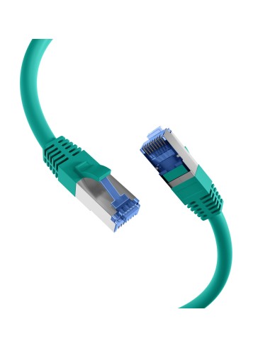 Cavo di Rete Patch in Rame Cat.6A S/FTP TPE Cat.7 Ultraflex Verde 0,5m