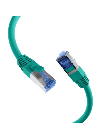 Cavo di Rete Patch in Rame Cat.6A S/FTP TPE Cat.7 Ultraflex Verde 0,5m