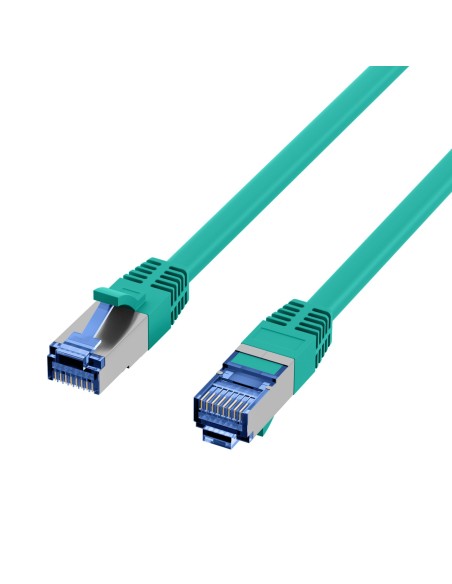 Cavo di Rete Patch in Rame Cat.6A S/FTP TPE Cat.7 Ultraflex Verde 0,5m