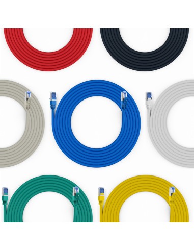 Cavo di Rete Patch in Rame Cat.6A S/FTP TPE Cat.7 Ultraflex Verde 0,5m