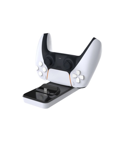 Docking Station Base Ricarica Doppio Controller PS5 USB-C™ Bianco/Nero