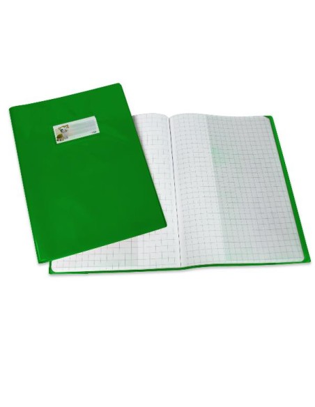 COVER MAXI A4 PVC LACCATO VERDE