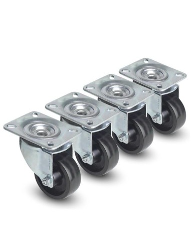 SET 4 RUOTE PER ARMADI RACK LINK SERIE EAVI