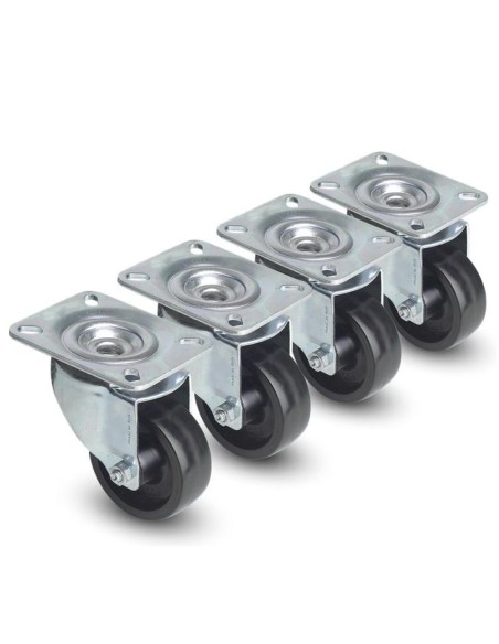 SET 4 RUOTE PER ARMADI RACK LINK SERIE EAVI