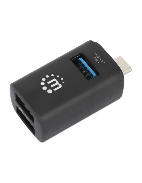 Hub USB-C™ 3.2 Gen1 a 3 porte USB-A Compatto Nero
