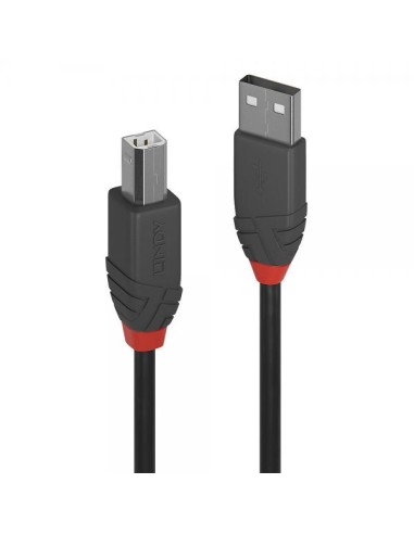 LINDY CAVO USB 2.0 A/B ANTHRA LINE 5M