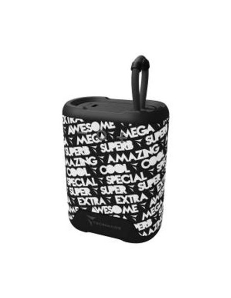 Techmade Speaker Portatile Pattern Black