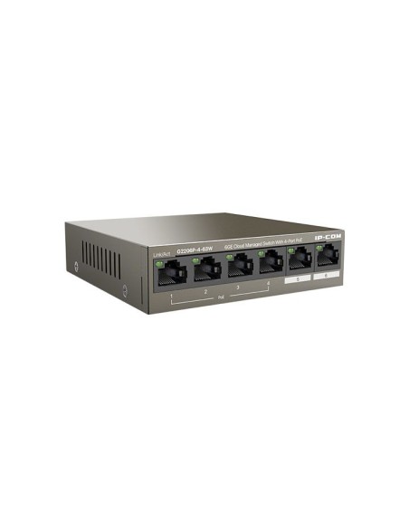 IP-COM SWITCH POE MANAGED L2, 6 PORT, 4 POE