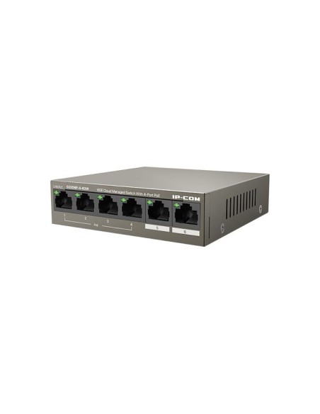 IP-COM SWITCH POE MANAGED L2, 6 PORT, 4 POE
