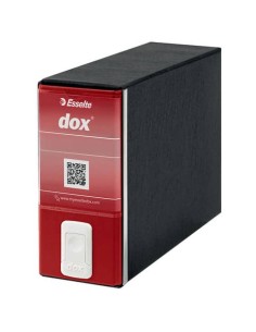 Registratore a leva DOX3 Memorandum dorso 8 cm - formato 23x18 cm rosso 263B1
