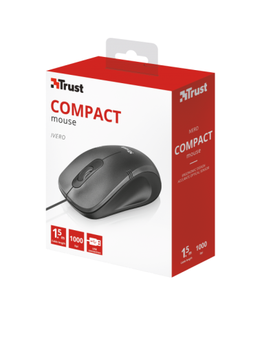 USB OPTICAL MOUSE COMPACT IVERO