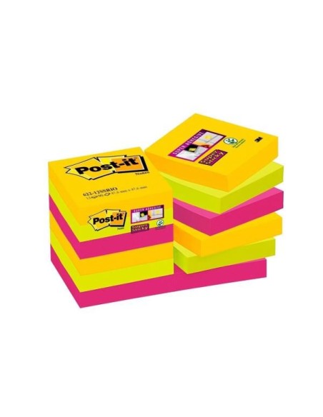 CF12BLOC POST-IT SUPSTI622-12SS-RIO
