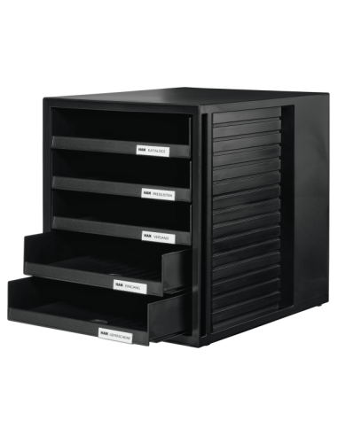 CASSET. SCHRANK-SET 5 CASS. APERTI