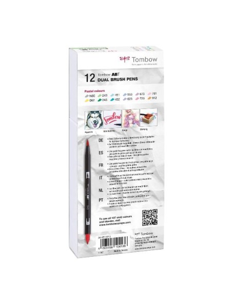 CF12 PENNARELLI DUAL BRUSH PASTELLO