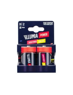 2 ALCALINE TORCIA LR20 D SUPER