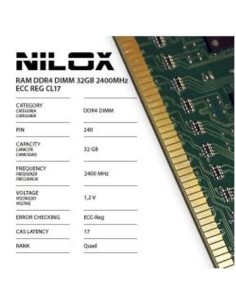 RAM DDR4 32GB 2400MHZ ECC REG CL17
