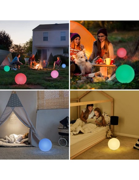 Lampada LED Multicolor da Arredo a Sfera Medium
