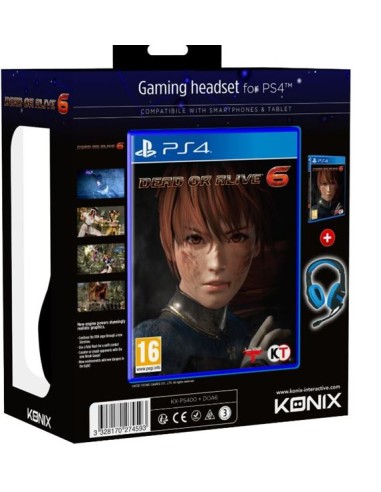 DEAD OR ALIVE 6+HEADPHONES PS4