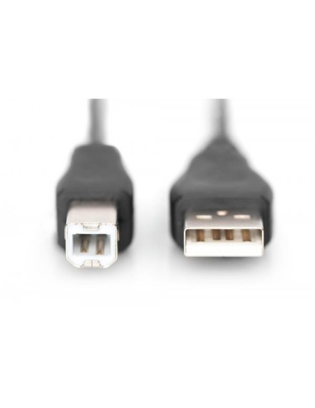 DIGITUS CAVO USB 2.0, A/B, M/M, NERO, 1MT
