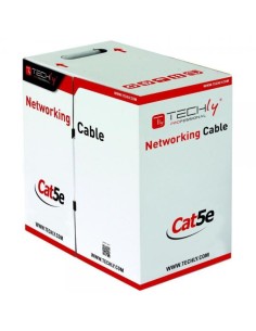 Matassa U/UTP, 4 coppie, Cavo Cat.5E Rame 305m Flessibile Grigio