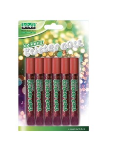 CF6 GLITTER COLL 10,5 ML BLIS.ROSSO 2