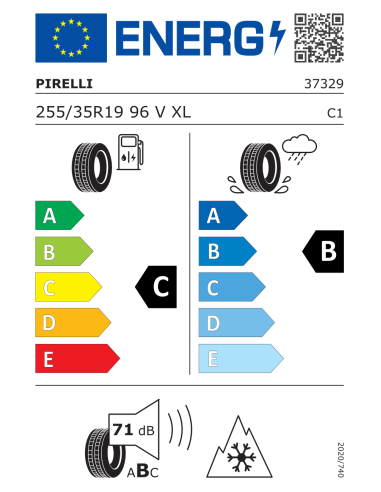 Pirelli P Zero Winter - 255/35 R19 96V XL