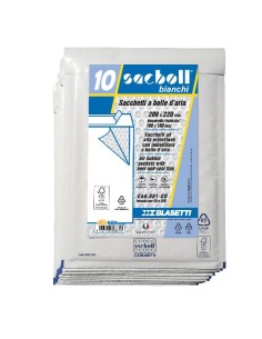 CF10 SACCO IMBOT/BIANCO 20X22CM 2