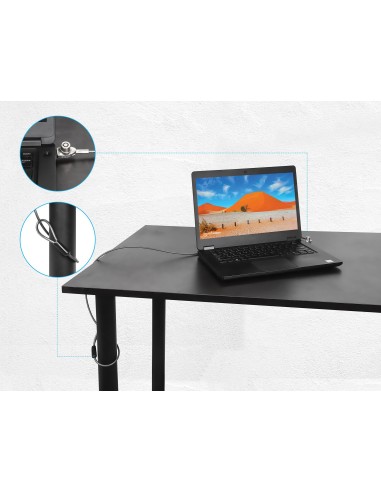 Lucchetto di Sicurezza per Notebook con Chiave per Slot Nano