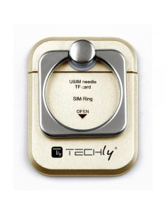 Anello e Supporto per Smartphone Oro