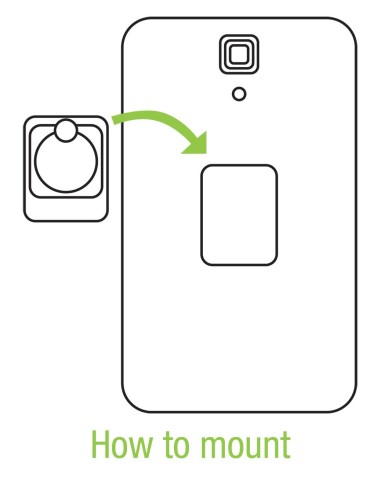 Anello e Supporto per Smartphone Silver