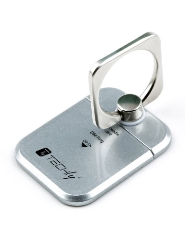 Anello e Supporto per Smartphone Silver