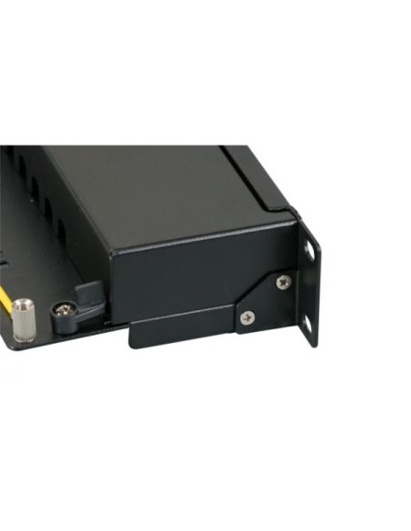 Pannello Patch per Rack 10'' 12p STP Cat.6A Nero