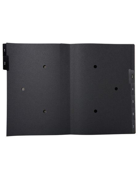 Classificatore numerico 1/7 Ordonator - 25x33 cm - nero - Exacompta