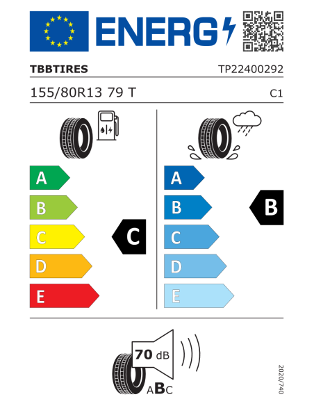 Tbb Tires Fortezza - 155/80 R13 79T